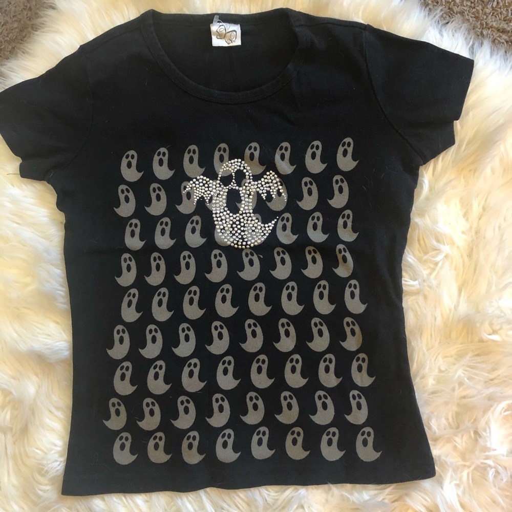 Fashion Bug black ghost top